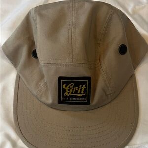 Khaki Five-Panel Cap